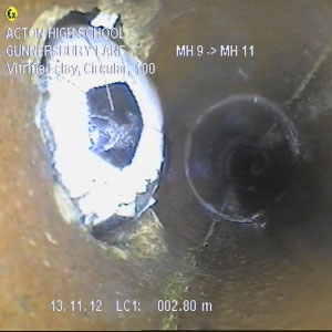 Drain and sewer CCTV survey and inspection