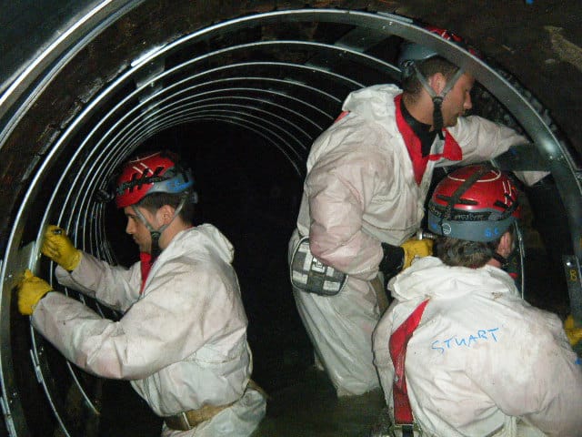 sewer steel work UKDN Waterflow