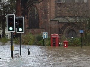 Shrewsbury Abbey Flood
